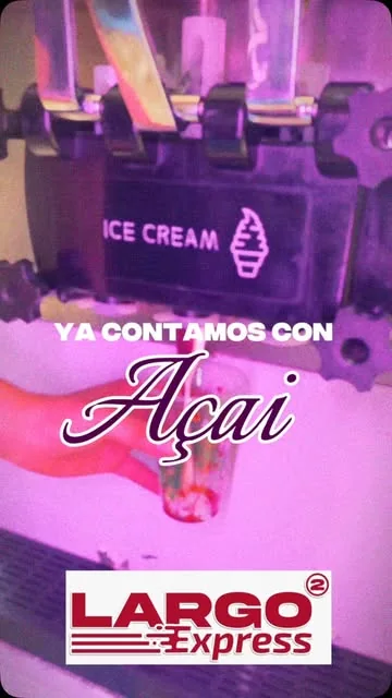 Máquina de helado de açaí
